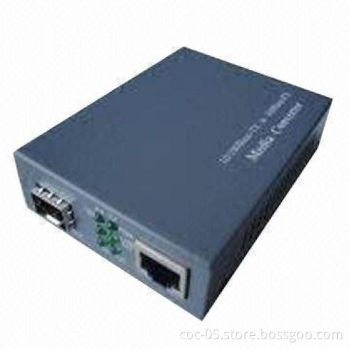 SFP Media Converter, 100 or 1000M or 10G, 100m to 120km, 20km Single-mode, LC Connector